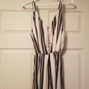 Striped jumpsuit